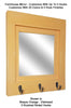 Quakertown Farmhouse Mirror With Hooks, 20 Paint Colors - Renewed Decor & Storage