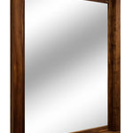 Farmhouse Wood Framed Wall Mirror, 5 Sizes & 20 Colors, Shown in Provincial