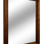 Farmhouse Wood Framed Wall Mirror, 5 Sizes & 20 Colors, Shown in Provincial 