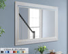 Farmhouse Wood Framed Wall Mirror, 5 Sizes & 20 Colors by Lane of Lenore