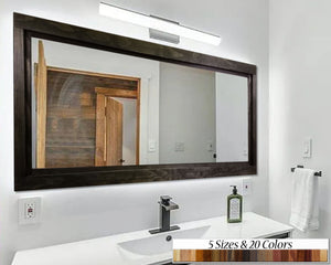 Farmhouse Wood Framed Wall Mirror by Lane of Lenore