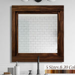 Farmhouse Wood Framed Wall Mirror by Lane of Lenore
