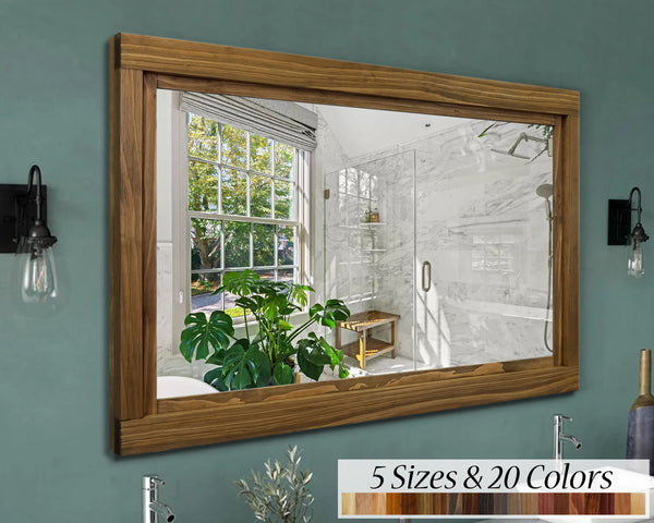 Farmhouse wall mirrors discount