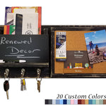 Fox Chase Wall Organizer, 20 Colors & 5 Hook Finishes by Renewed Decor