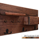 Hamilton Elite Wall Mounted Mail Organizer, 20 Colors & 5 Hook Finishes by Renewed Decor