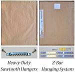 Mirror Hanging Hardware Sawtooth Hangers & ZBar Hanging System