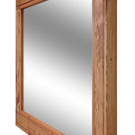 Herringbone Reclaimed Styled Wood Mirror, 5 Sizes & 20 Colors, Shown in Cherry