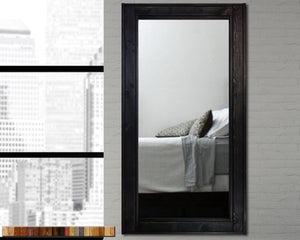 Herringbone Reclaimed Styled Wood Mirror, 5 Sizes & 20 Colors by Lane of Lenore