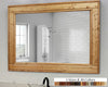 Herringbone Reclaimed Styled Wood Mirror, 20 Stain Colors & Custom Sizes by Lane of Lenore