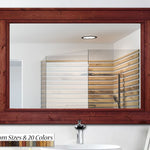 Herringbone Reclaimed Styled Wood Mirror, 20 Stain Colors & 5 Sizes by Lane of Lenore