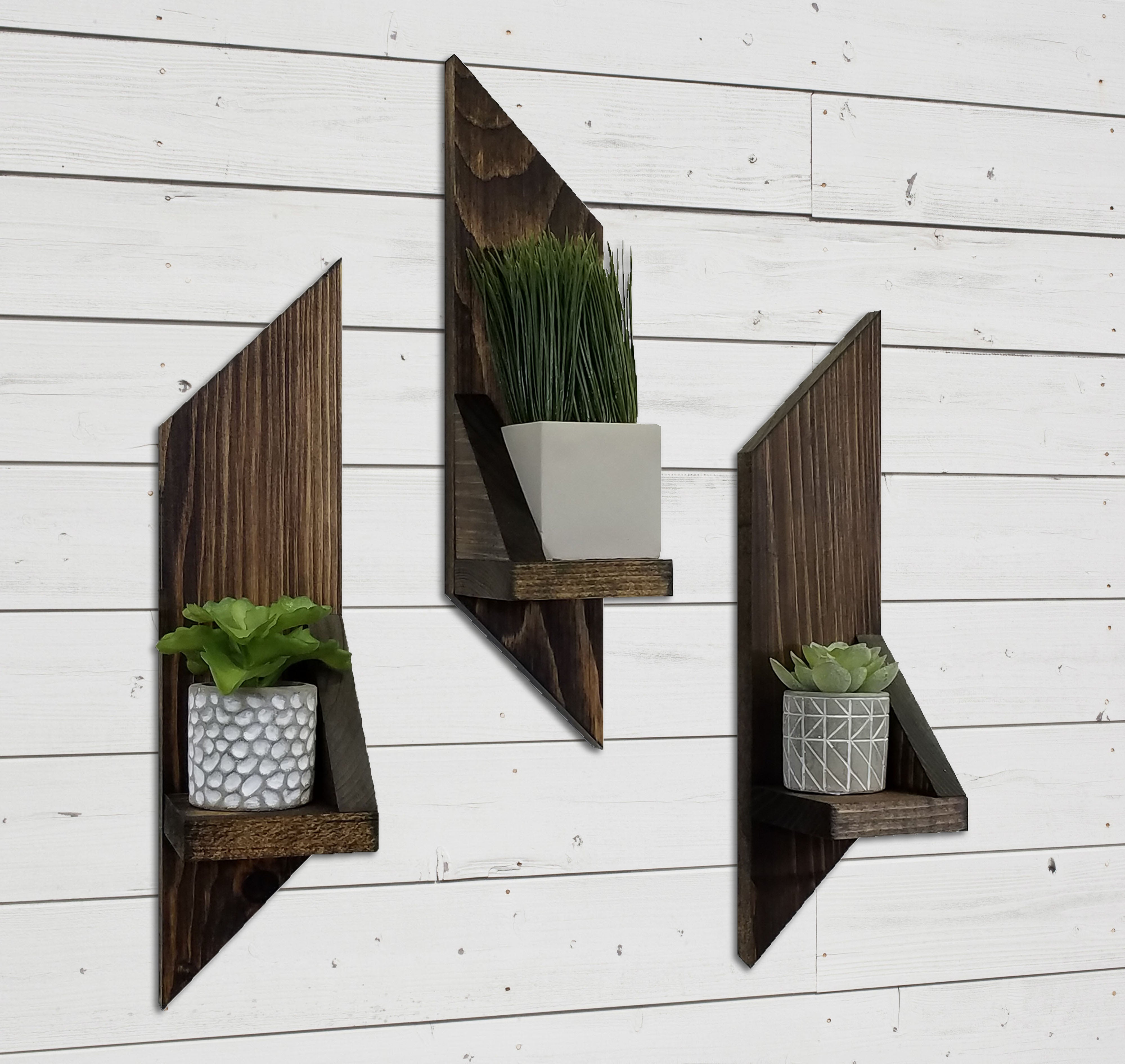 Floating Wall Shelves - Multiple Sizes & Stains