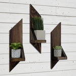 Ivy Brook Floating Shelf 3 Piece Set, 20 Stain Colors, Handmade by Renewed Decor & Storage