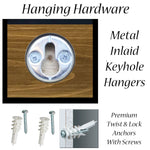 Hanging Hardware, Keyhole Hangers and Lock N Twist Drywall Anchors