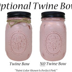 Mason Jar Twine Bow