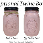 Mason Jar Twine Bow