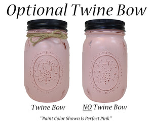 Mason Jar Twine Bow