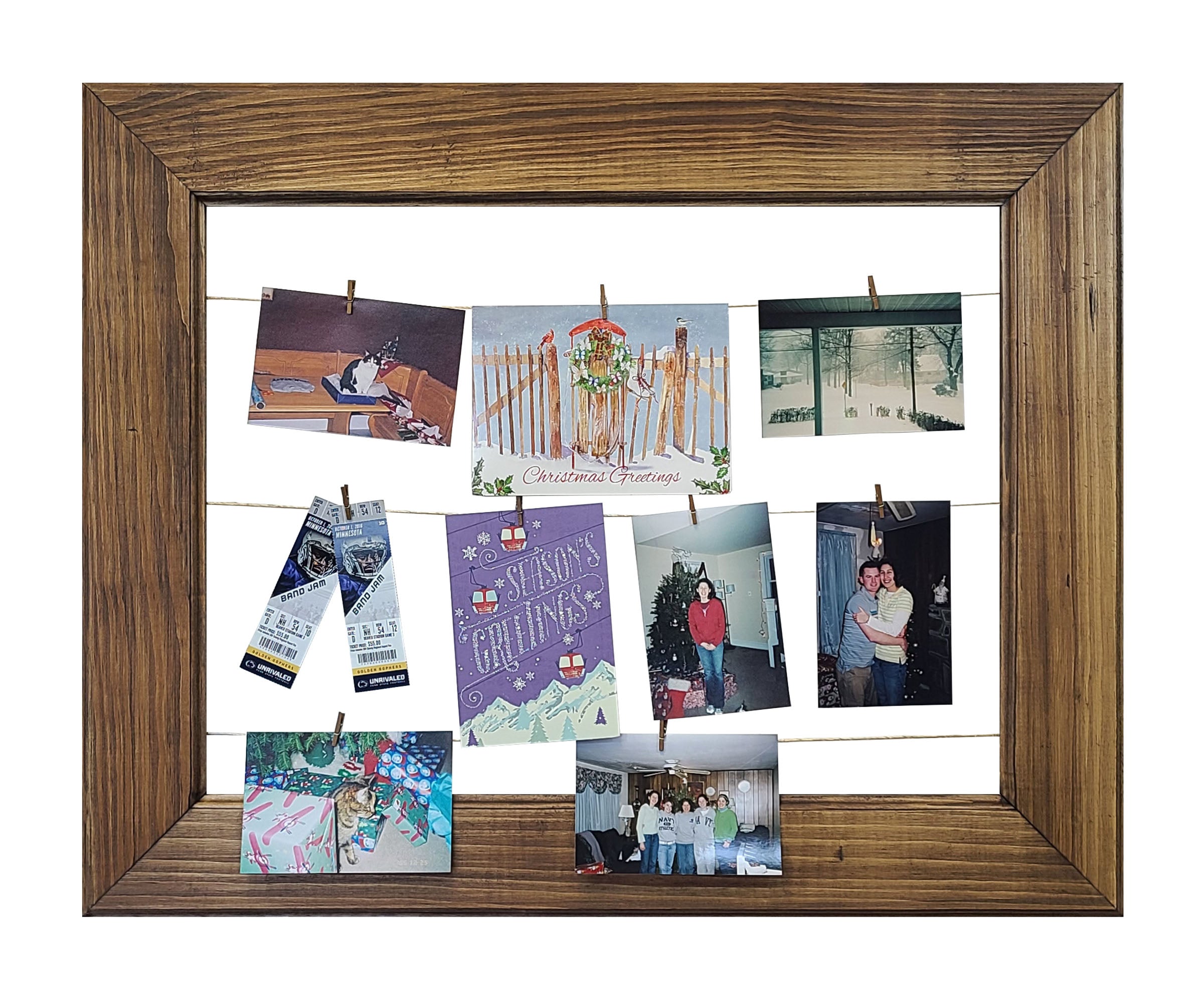  Mini Clothespin Picture Frame