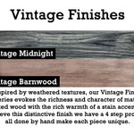Vintage Finish Natural Rustic Wood Framed Mirror