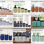 Custom Painted Mason Jar Sets, Handmade in Warrington, PA USA