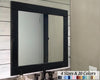 Natural Rustic Wood Framed Mirror, 20 Paint Colors - Shown In Kettle Black