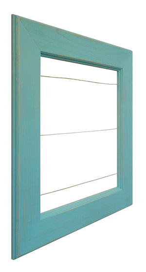 Foster Countryside Clothespin Photo Collage - 20 Paint Colors, Shown in Sea Blue