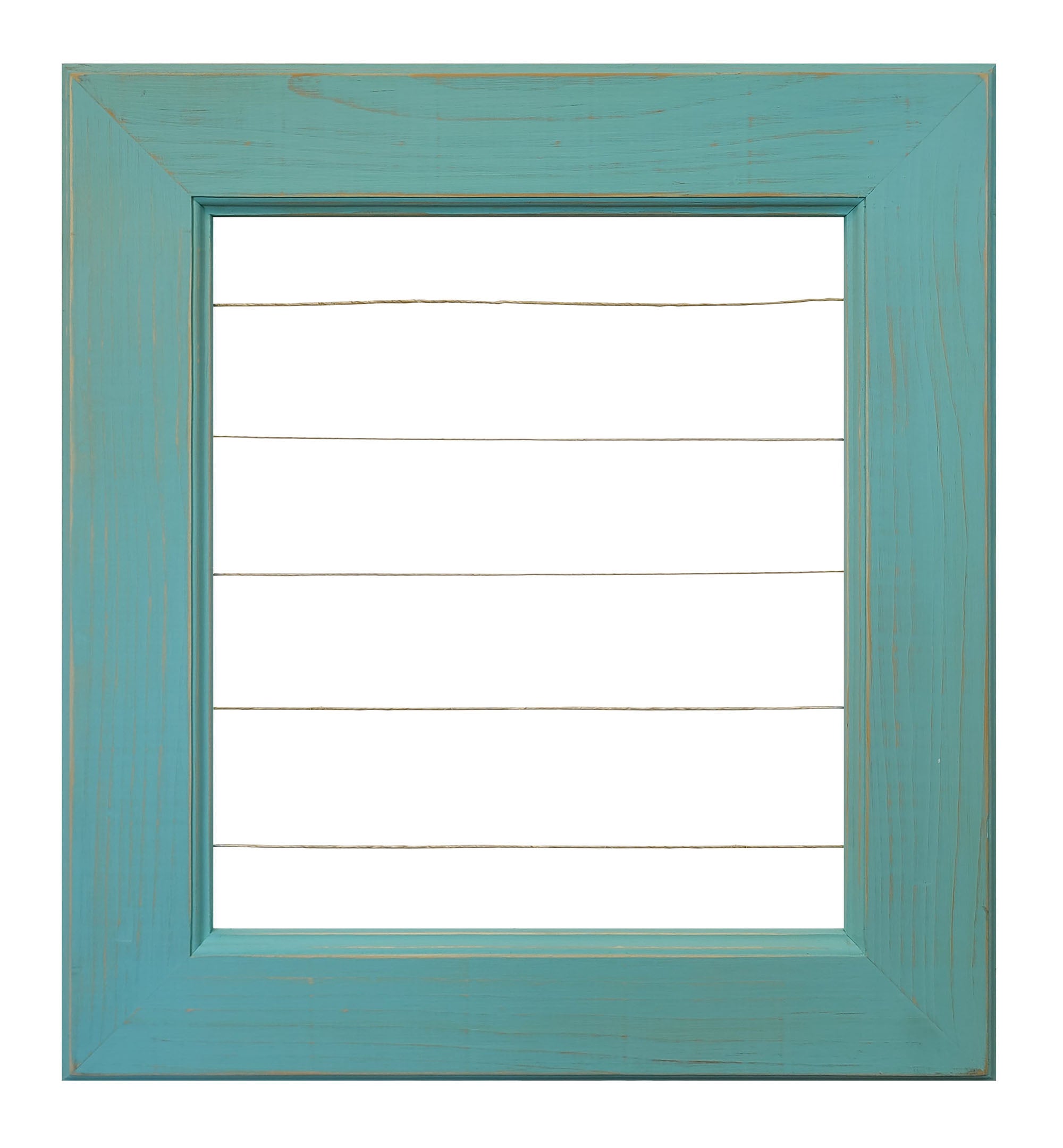 Foster Countryside Clothespin Photo Collage - 20 Paint Colors, Shown in Sea Blue