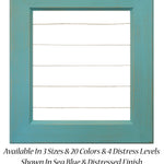 Foster Countryside Clothespin Photo Collage - 20 Paint Colors, Shown in Sea Blue