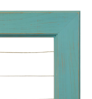 Foster Countryside Clothespin Photo Collage - 20 Paint Colors, Shown in Sea Blue