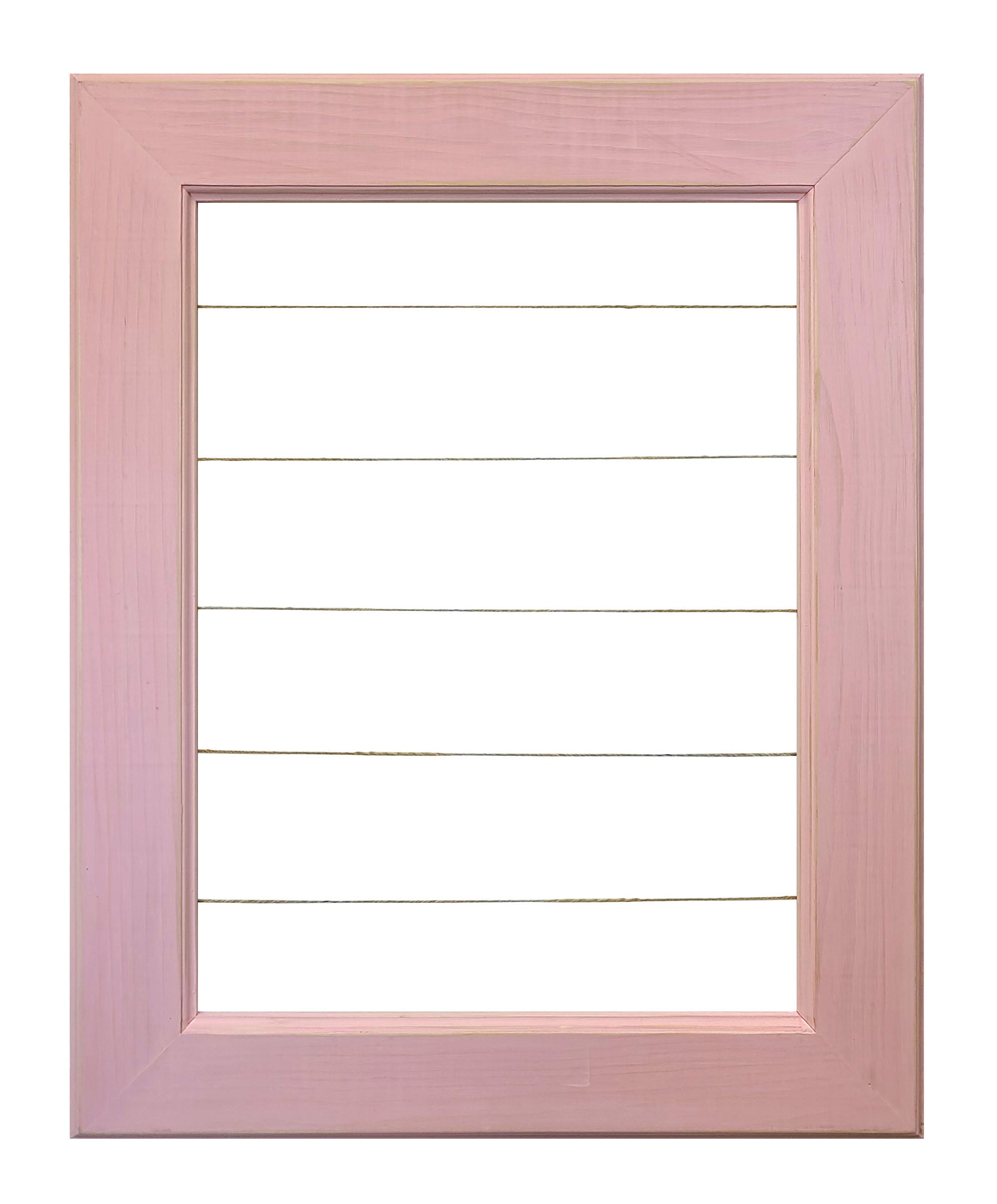 Foster Countryside Clothespin Photo Collage - 20 Paint Colors, Shown in Perfect Pink
