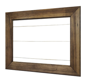 Foster Countryside Clothespin Photo Collage - 20 Stain Colors, Shown in Special Walnut