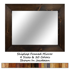 Best Jacobean Color Wood Framed Mirrors