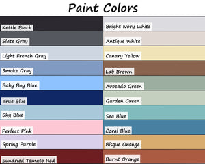 Mason Jar Custom Paint Colors