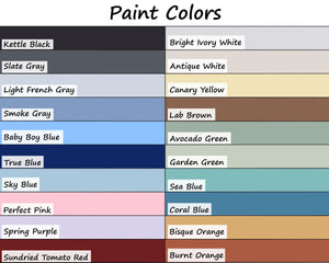 Mason Jar Custom Paint Colors