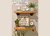 Open Bathroom Industrial Pipe Shelves, Available in 20 Colors - Renewed Decor & Storage