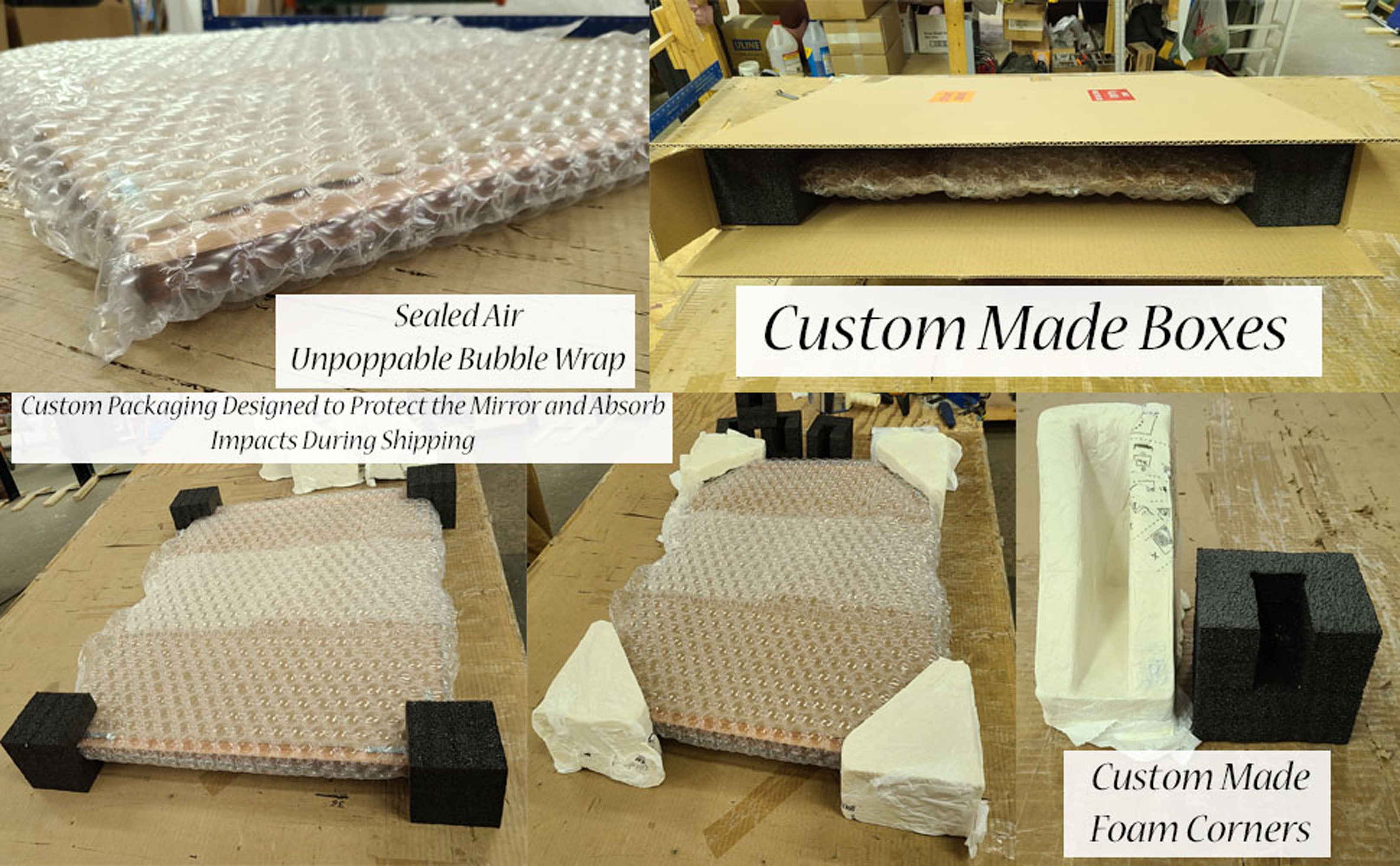 Framed Mirror Custom Packaging 