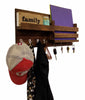 Restyled Farmhouse Mail Organizer with Hooks Entryway Organizer, Key Holder for Wall, Wall Shelf - Renewed Decor & Storage