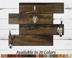 Rustic Wall Mounted Coat Rack