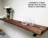 Open Bathroom Industrial Pipe Shelves, Available in 20 Colors - Renewed Decor & Storage