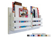 Classic Farmhouse Double Bin Mail Organizer - 20 Paint Colors, Renewed Decor