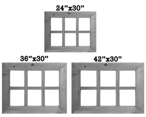 6 mirror - 6 mirrors - paned mirrors