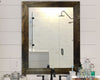 Dark Walnut Colors Handmade Wood Mirror in USA