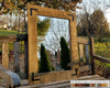 Rustic Wood Framed Mirror