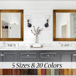 Accent Bracket Shiplap Reclaimed Wood Mirror - Driftwood Stain 