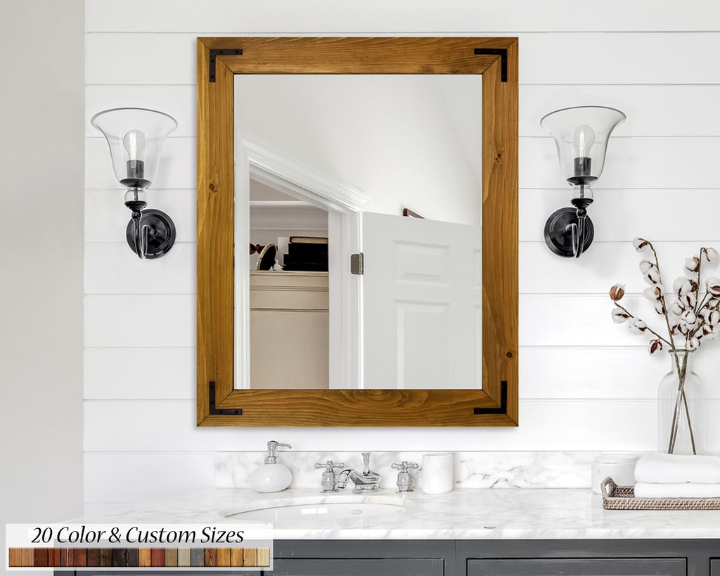 Rustic Wood Framed Mirrors