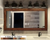 Mirror with Wooden Framr - Shown In English Chestnut

