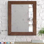 Shiplap Rustic Framed Wall Mirror, 20 Paint Colors, & Custom Sizes by Lane of Lenore