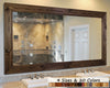 Wood Frames For Mirrors Shown In Dark Walnut in USA

