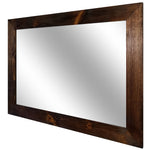 Shiplap Rustic Wood Framed Mirror