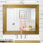 Puritan Pine Mirror with Wood Frame with 20 Stain Colors