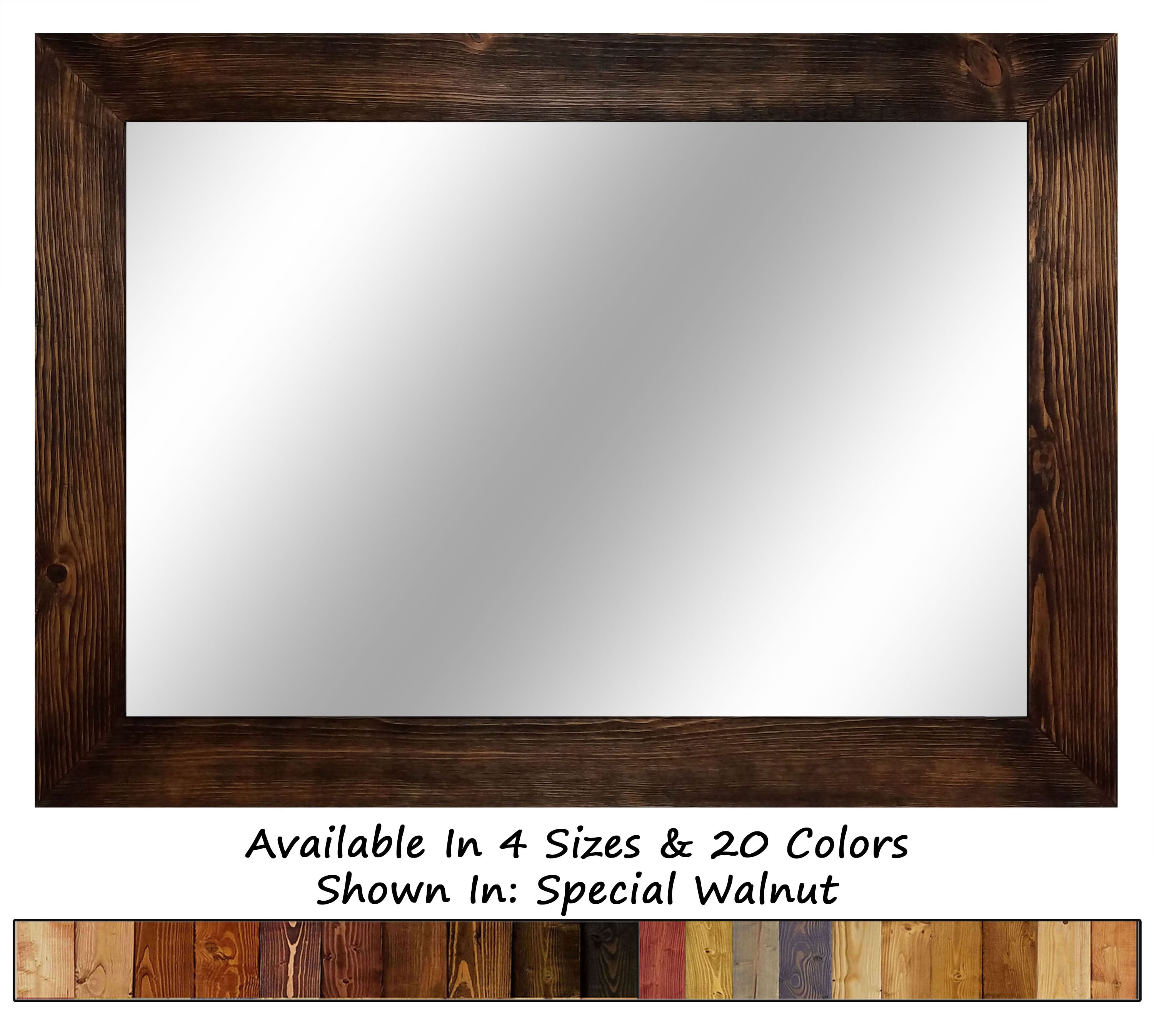 Wood Framed Bathroom Mirrors in USA